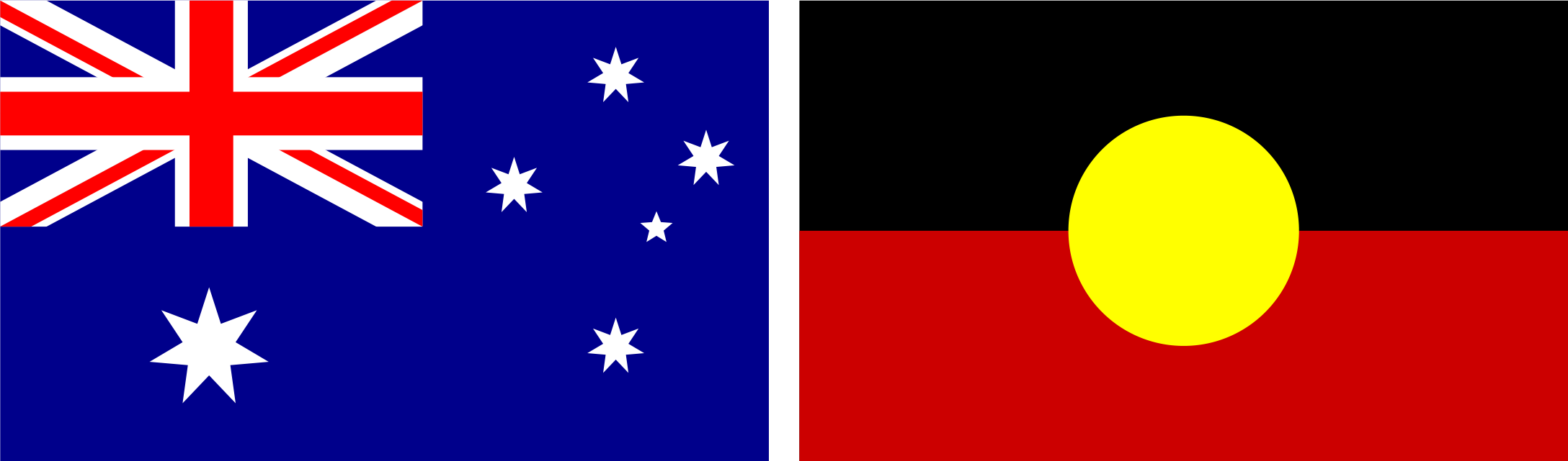 Australian flags